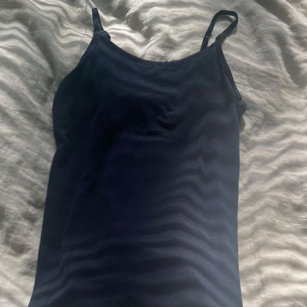 A Black Athletic Tank Top